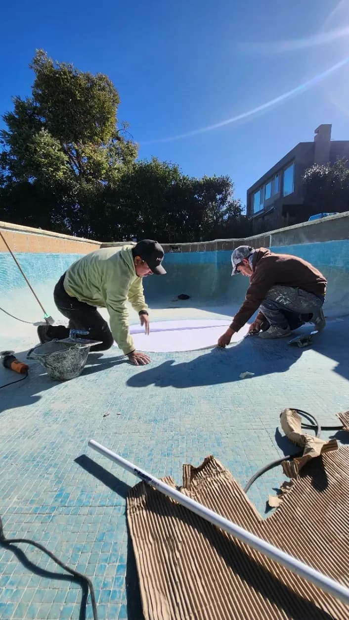 Pileta renovada